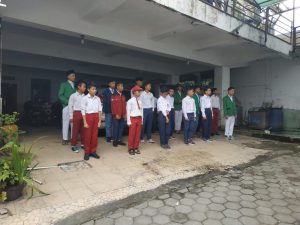 HUT RI, Para Santri Upacara di Tengah Pandemi