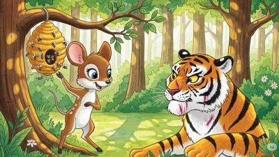  Kancil! Sarang Tawon Dan Harimau Bonyok