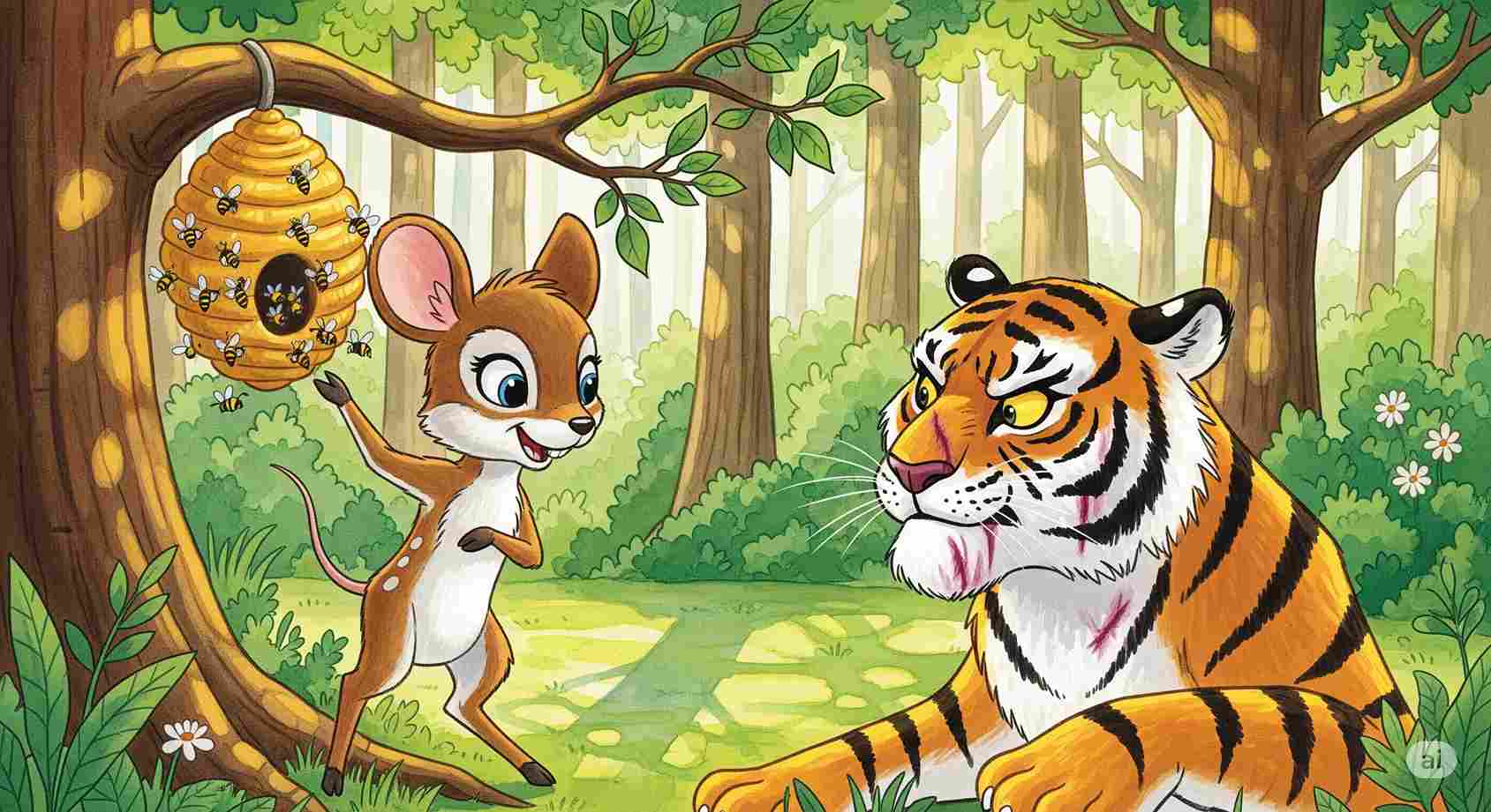 Kancil! Sarang Tawon Dan Harimau Bonyok