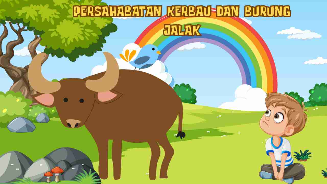 Persahabatan Kerbau Karo Dan Burung Jalak Jili