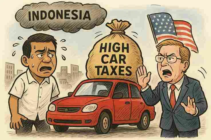 Bukan Cuma Warga! Amerika Pun Kesal Pajak Mobil Indonesia Terlalu Tinggi