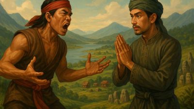 Dongeng Legendaris  Si Pahit Lidah Dan Si Empat Mata Dari Sumatra Selatan