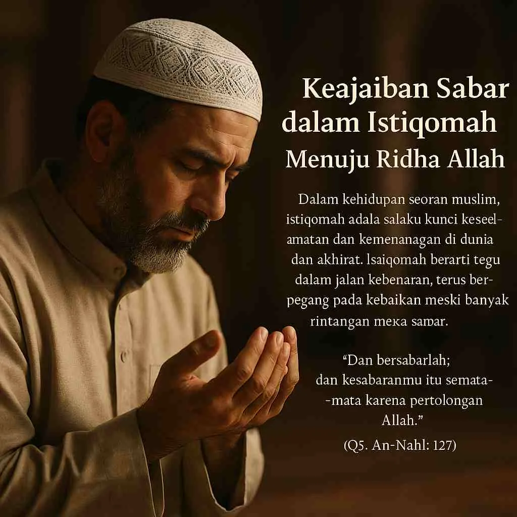 Keajaiban Sabar Dalam Istiqomah  Menuju Ridha Allah