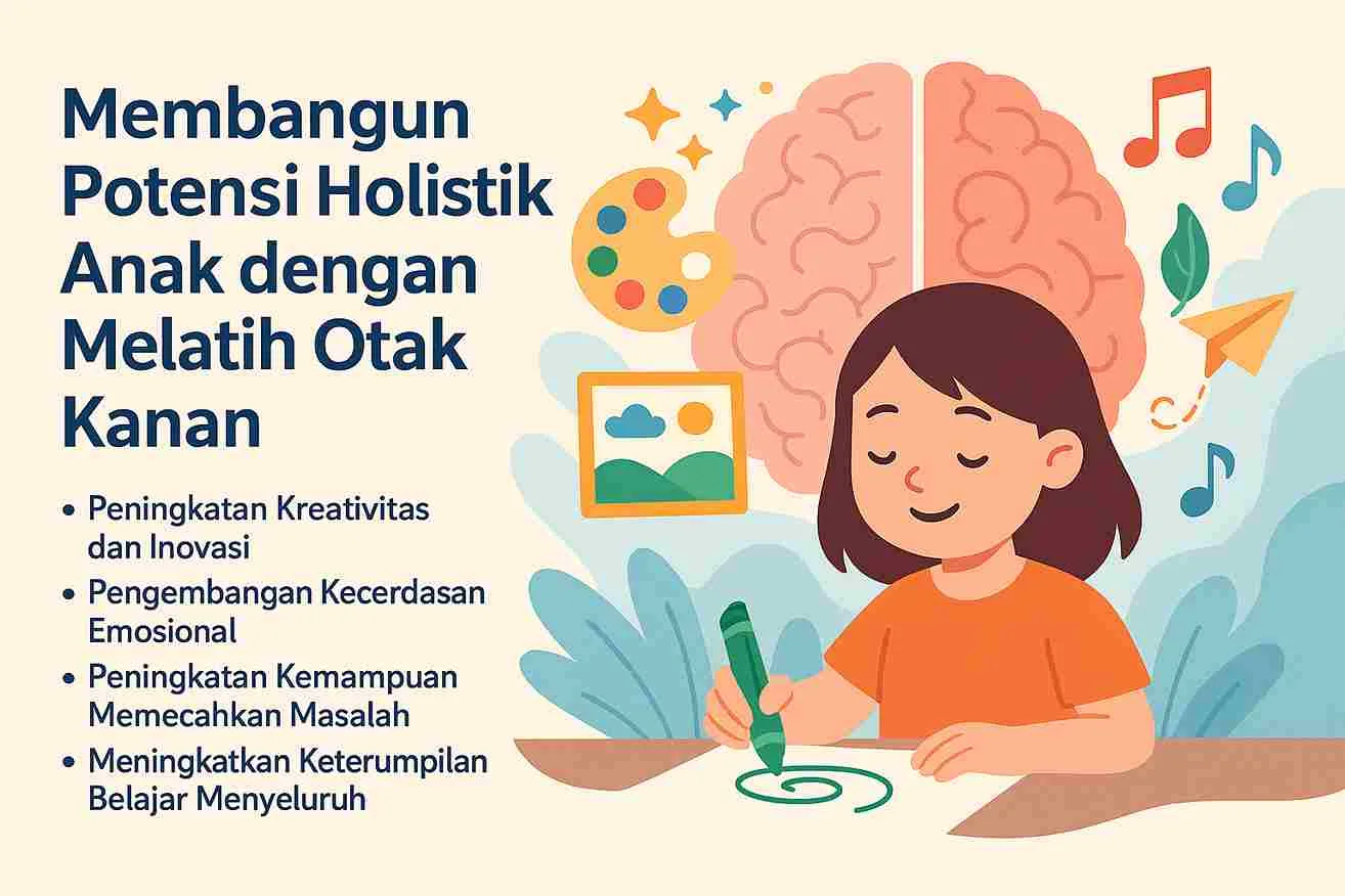 Membangun Potensi Holistik Anak Dengan Melatih Otak Kanan