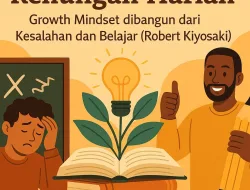 Growth Mindset dibangun dari  Kesalahan dan Belajar (Robert Kiyosaki)