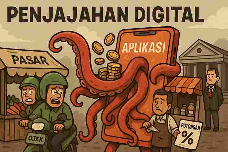 Penjajahan Digital! Ketika Aplikasi Menguasai Pasar Dan Memeras Rakyat
