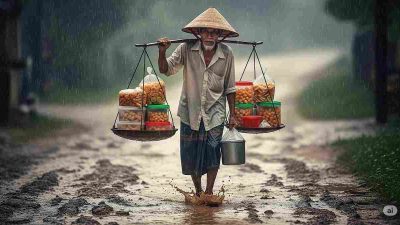 Kisah Seorang Penjual Puthu Bumbung dan Putrinya