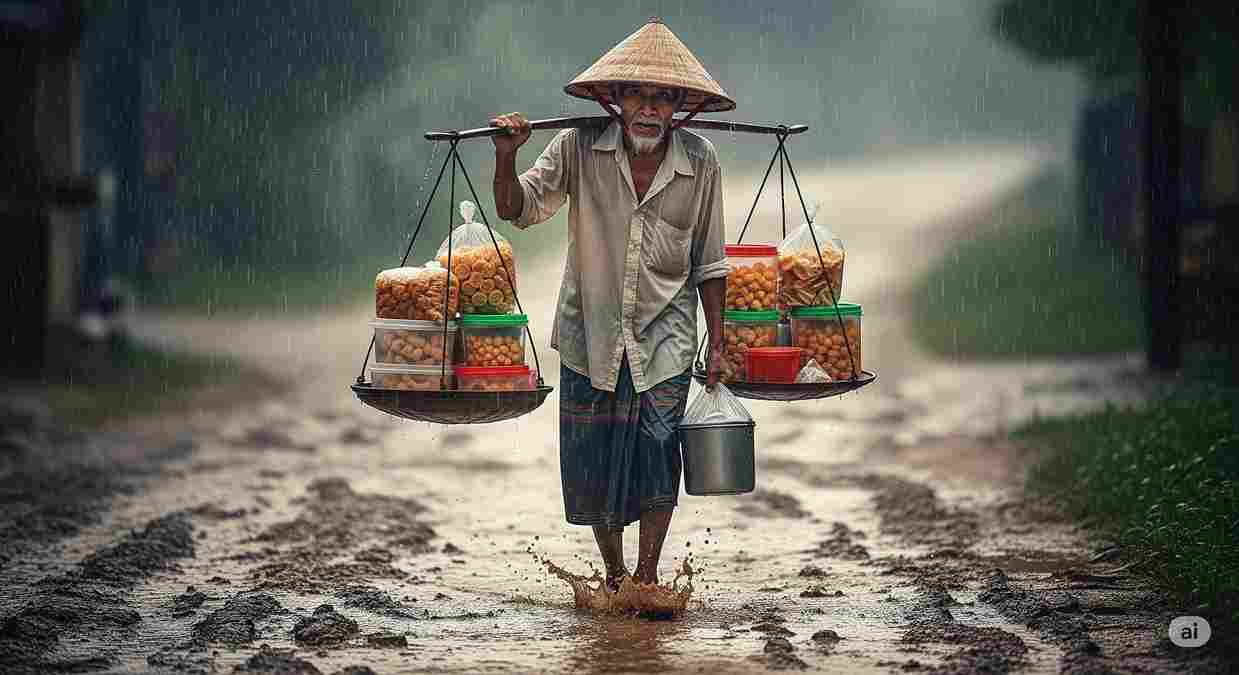 Kisah Seorang Penjual Puthu Bumbung dan Putrinya