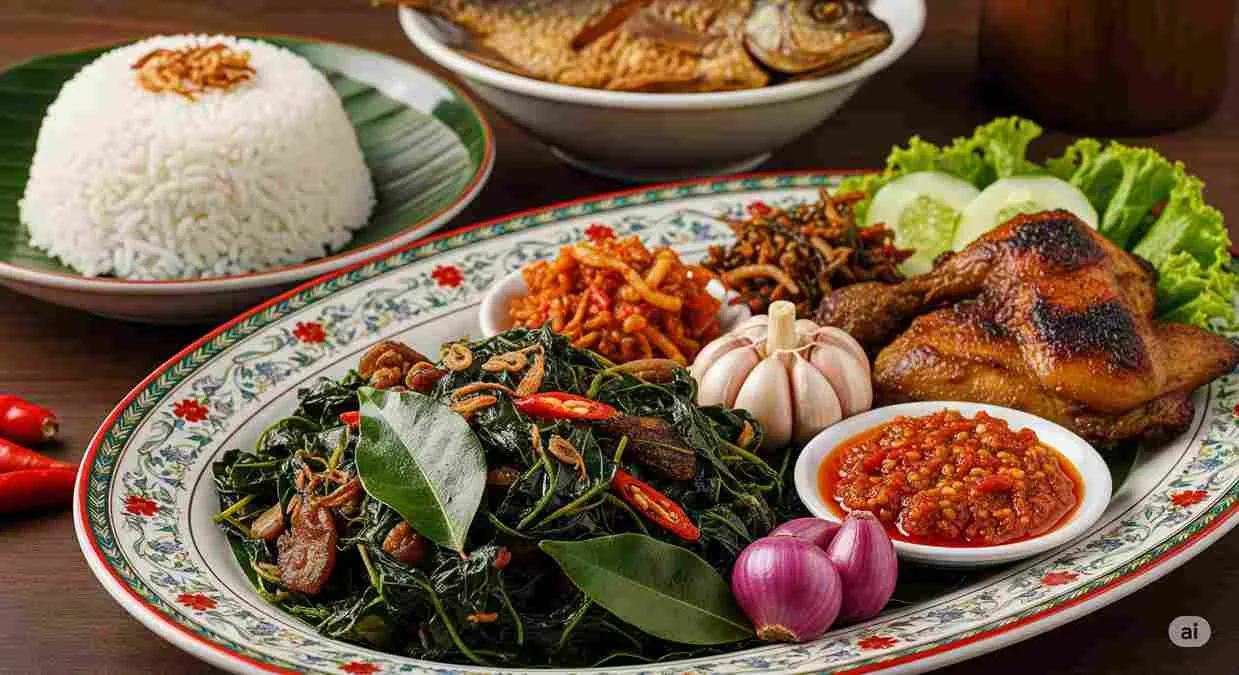 Resep Tumis Daun Singkong Yang  Lezat, Gurih, Kaya Nutrisi