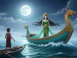 Legenda Nyi Roro Kidul dan Nelayan Desa Pantai Selatan