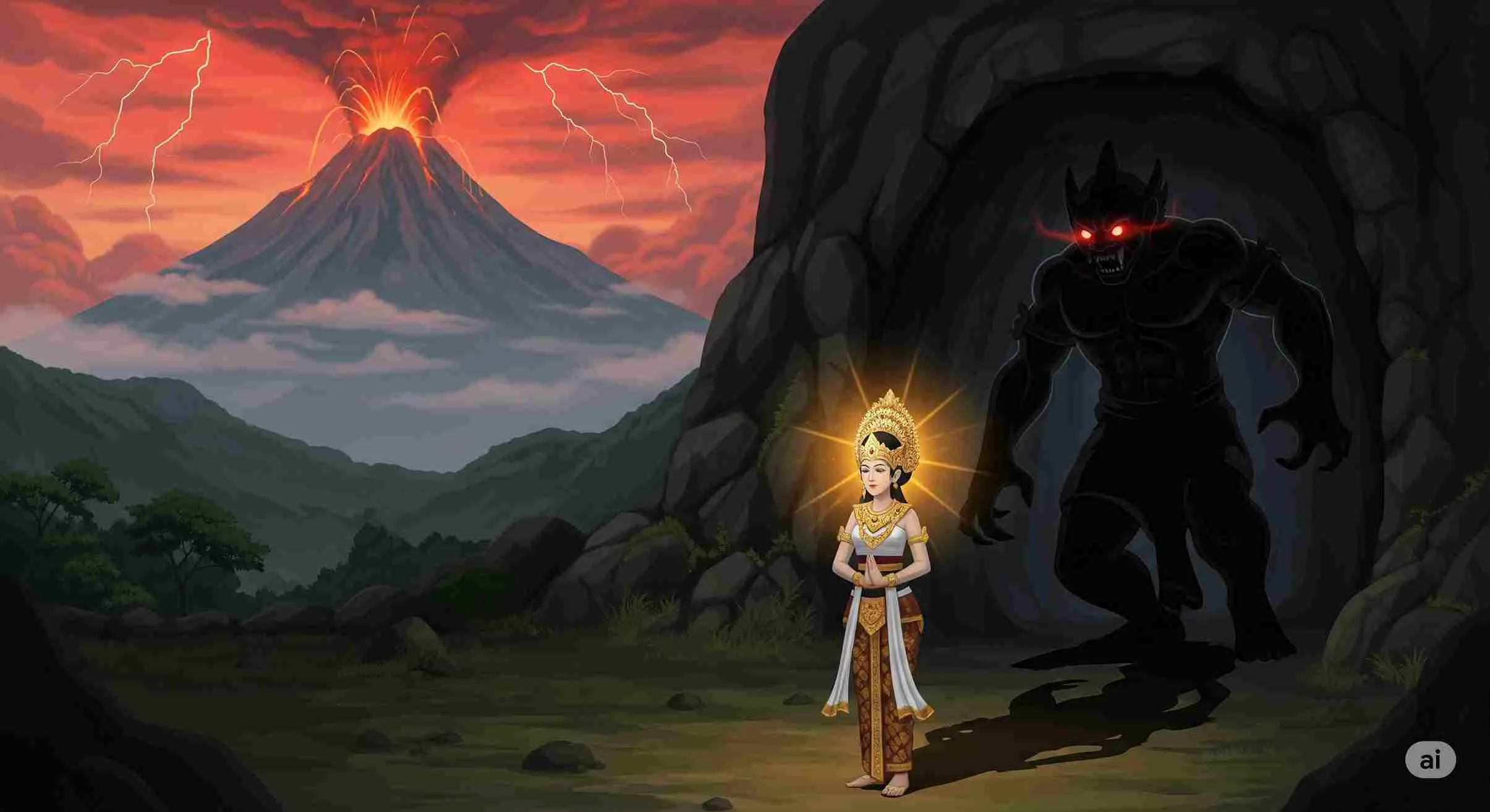 Legenda Gunung Kelud Dan Dewi Kilisuci