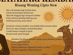 Lirik Lagu Matahari Kembar Karya Risang Wening Cipto New