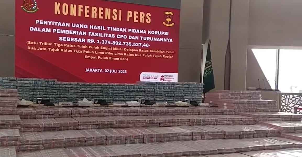 Kejagung Sita Uang Rp1,3 Triliun Dari Kasus Korupsi Minyak Goreng! Total Sudah Capai Rp3 Triliun