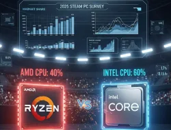 CPU AMD mengalahkan CPU Intel untuk pertama kalinya di survey Perangkat Keras Steam PC