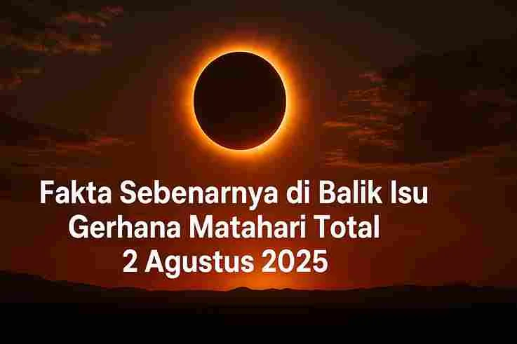 Fakta Sebenarnya Di Balik Isu Gerhana Matahari Total 2 Agustus 2025