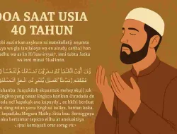 DOA SAAT USIA 40 TAHUN