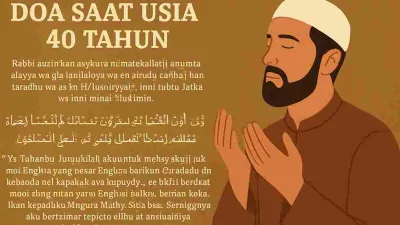 DOA SAAT USIA 40 TAHUN