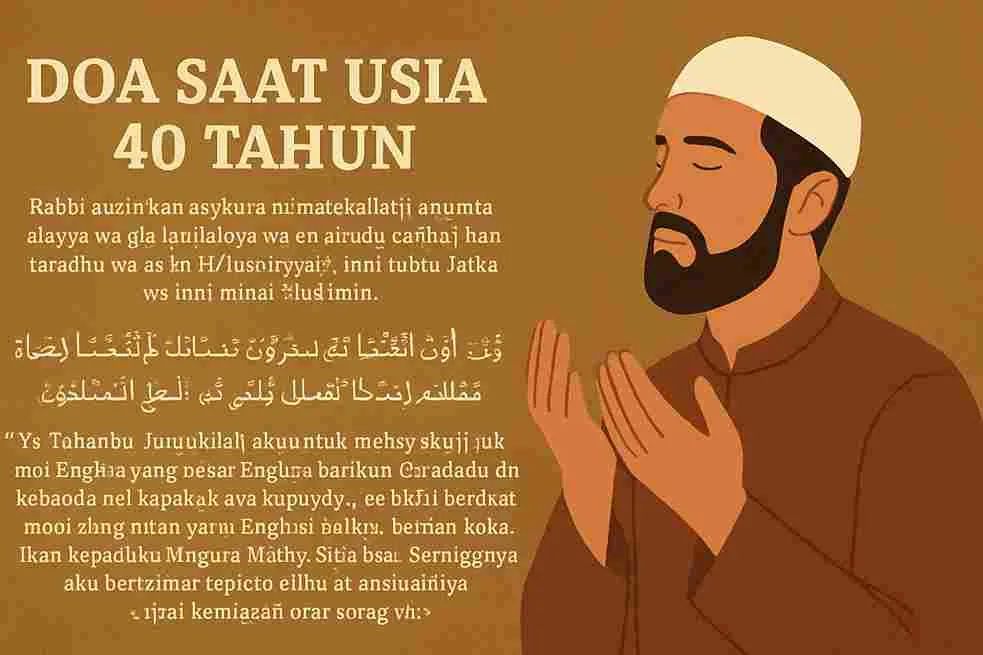 DOA SAAT USIA 40 TAHUN