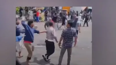 Demo Tuntut Bupati Pati Mundur Berujung Ricuh Polisi Jadi Korban Amukan Massa