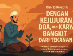 “Dengan Kejujuran, Doa, Dan Karya Bangkit Dari Tekanan”
