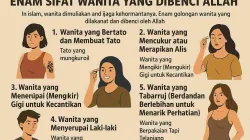 Enam Sifat Wanita Yang Dibenci Allah