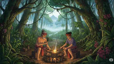 Legenda Gunung Merapi Kisah Dua Mpu Sakti & Gunung Jamur Dipa