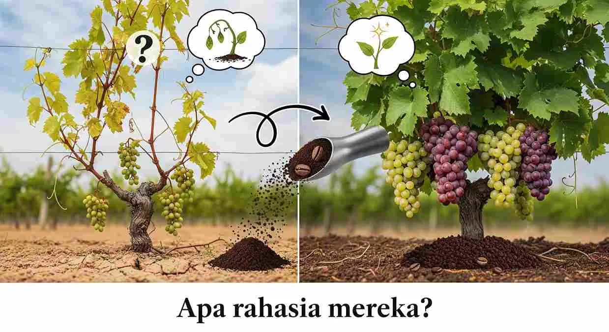 Manfaat Ampas Kopi Untuk Tanaman Anggur Dan Lainnya