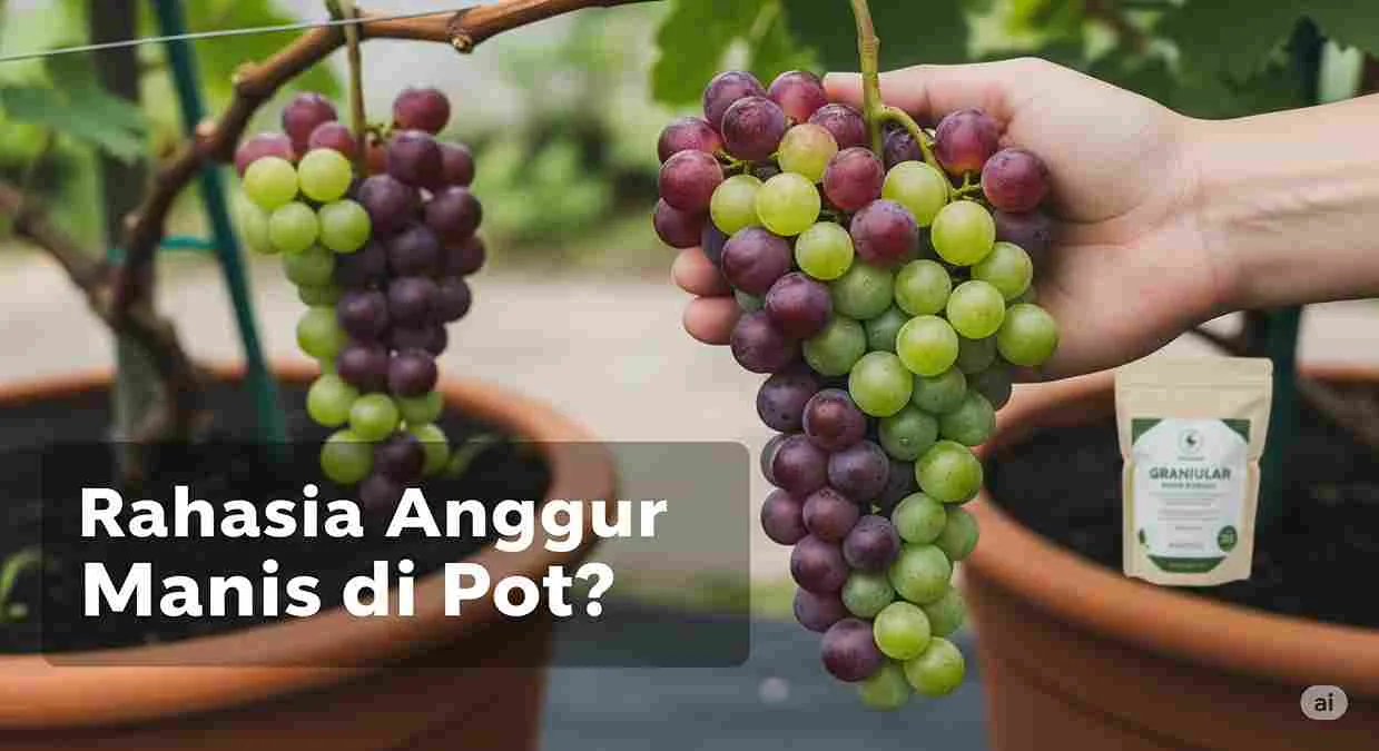 Panduan Pemupukan Anggur Fase Berbuah Untuk Tabulampot