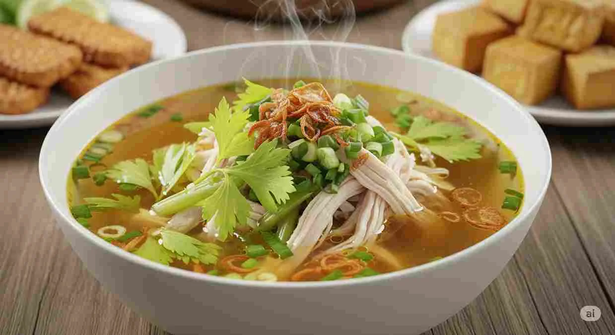 RESEP SOP AYAM PAK MIN KLATEN GURIH DAN NIKMAT