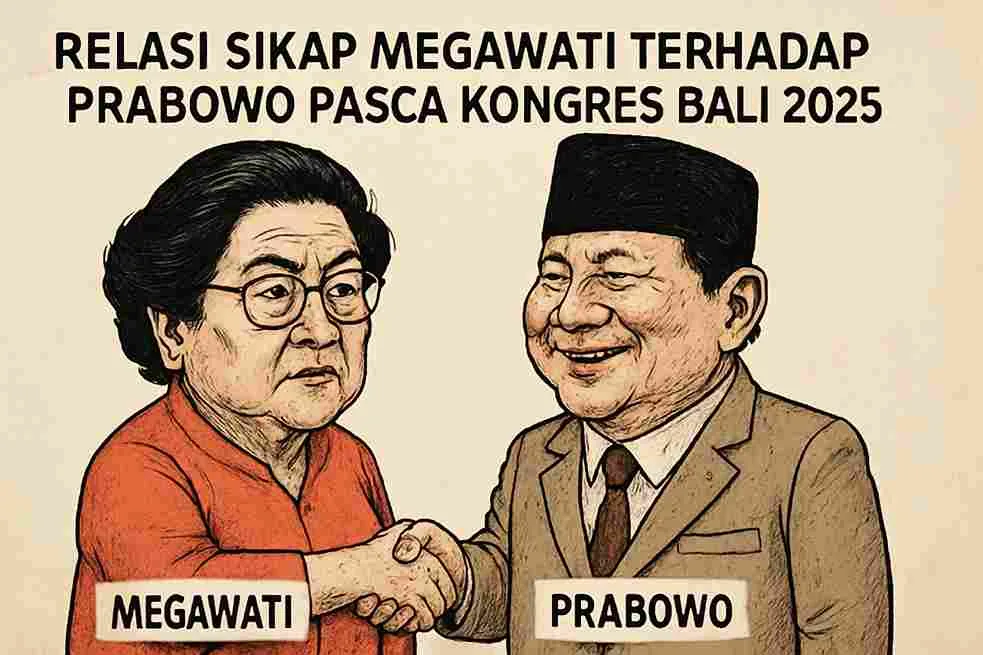 Relasi Sikap Megawati Terhadap Prabowo Pasca Konggres Bali 2025
