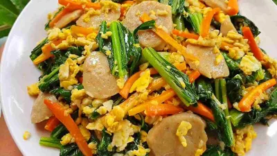 Resep Orak Arik Sayur Sawi Yang Super Simpel