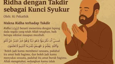 Ridha Dengan Takdir Sebagai Kunci Syukur