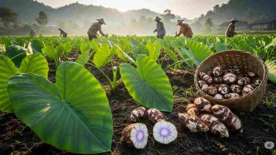 Talas (Colocasia esculenta)! Umbi Yang Kaya Manfaat Dari Tropis