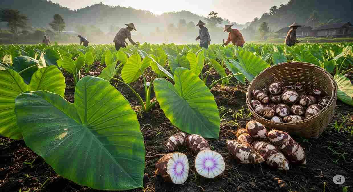 Talas (Colocasia esculenta)! Umbi Yang Kaya Manfaat Dari Tropis