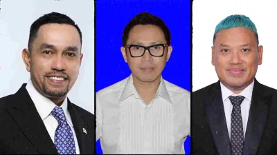 Potret tiga anggota DPR RI yang rumahnya diserang massa dalam satu hari di Jakarta.