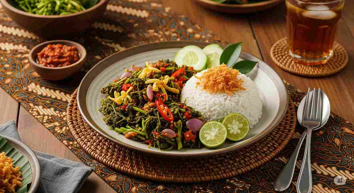 Tumis Bunga Pepaya Hidangan Pahit Kaya Rasa Dari Sulawesi Utara