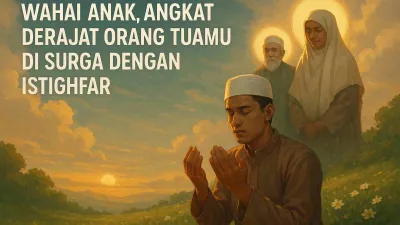 Wahai Anak! Angkat Derajat Orang Tuamu Di Surga Dengan Istighfar
