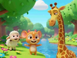 Cerita Part 1: Kisah Kancil Dan Jerapah Yang Sombong