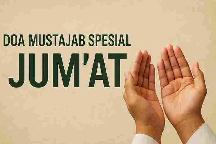 Ilustrasi doa mustajab spesial hari Jum’at dengan tangan terbuka berdoa.