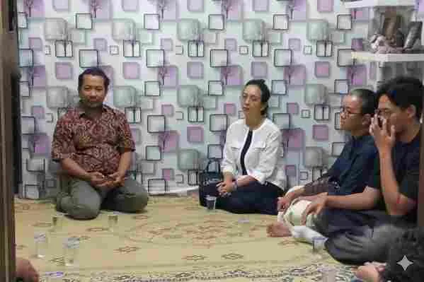 Dua putri Sultan Yogyakarta melayat ke rumah duka mahasiswa Amikom Yogyakarta, Reza Sendi Pratama, di Sleman.