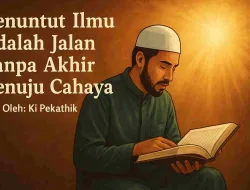 Menuntut Ilmu Adalah Jalan Tanpa Akhir Menuju Cahaya