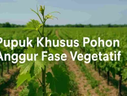 Pupuk Khusus Pohon Anggur Fase Vegetatif Untuk Panen Melimpah