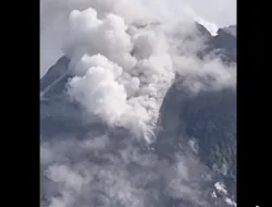 Aktivitas Gunung Merapi Meningkat, Teramati Awan Panas Guguran Ke Barat Daya