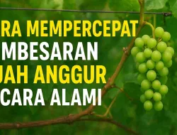 Cara Mempercepat Pembesaran Buah Anggur Secara Alami