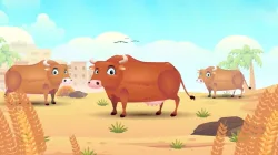 Ilustrasi sapi betina di padang pasir dalam kisah Nabi Musa dan Nabi Yusuf yang diceritakan dalam Al-Qur’an.