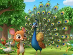 Cerita Part 28: Kisah Kancil Dan Merak Yang Sombong