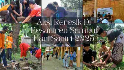 Reresik Pondok Pesantren Sleman Warnai Semangat Hari Santri 2025