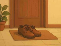 Sepatu Ayahku Di Depan Pintu