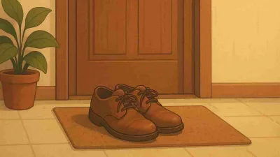 Sepatu Ayahku Di Depan Pintu