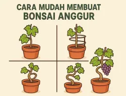 Begini Cara Mudah Membuat Bonsai Anggur yang Cantik & Produktif Tanpa Perlu Lahan Luas!
